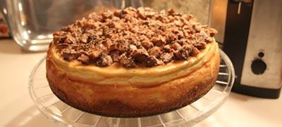 NTC Caramel Almond Toffee Cheesecake NTC Caramel Almond Toffee Cheesecake